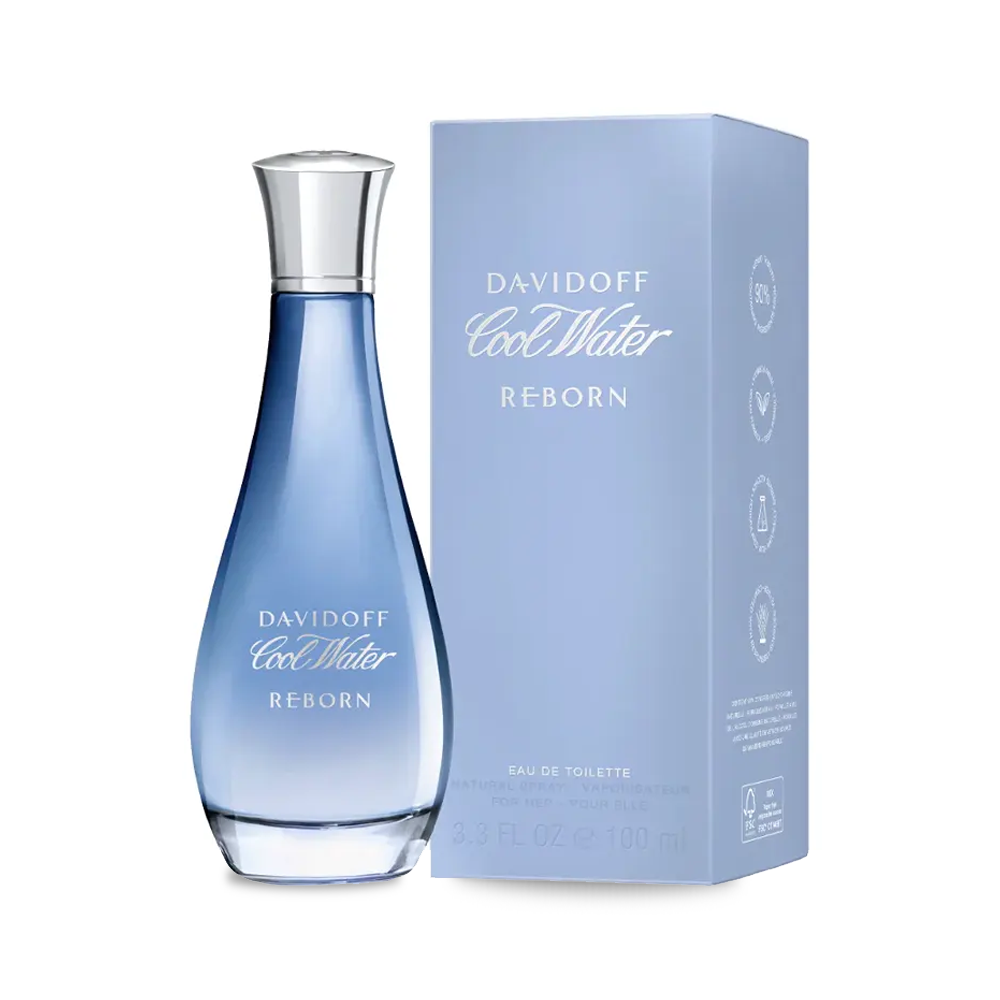 Davidoff Cool Water Reborn Edt Women, DAVIDOFF, FragrancePrime