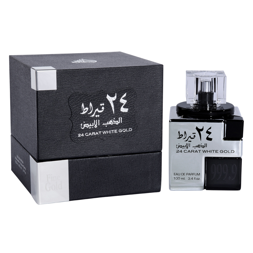 24 Carat White Gold UNISEX, Lattafa, FragrancePrime